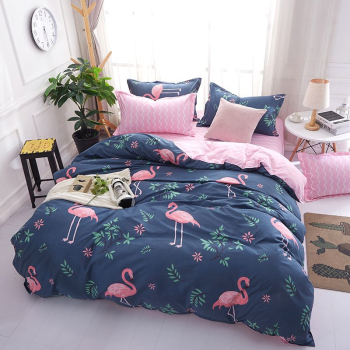KOMPLET POŚCIELI FLAMINGI PP 462